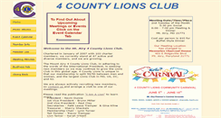 Desktop Screenshot of 4countylions.org